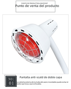 Infrared Therapy Red Light Heating Lamp for Wellness